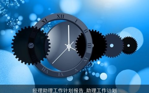 经理助理工作计划报告_助理工作计划