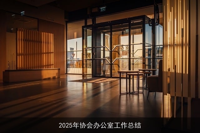 2025年协会办公室工作总结