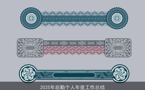 2025年后勤个人年度工作总结