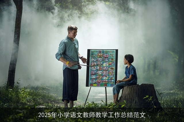 2025年小学语文教师教学工作总结范文