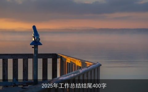 2025年工作总结结尾400字