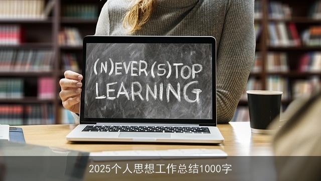 2025个人思想工作总结1000字