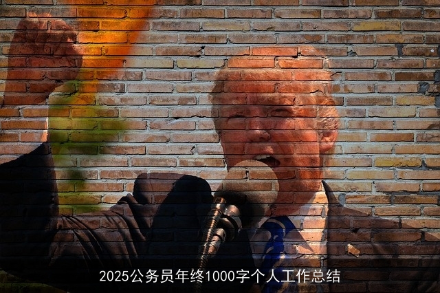 2025公务员年终1000字个人工作总结