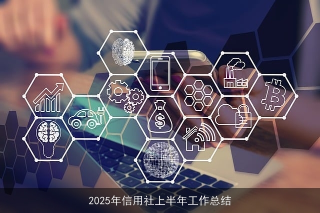 2025年信用社上半年工作总结