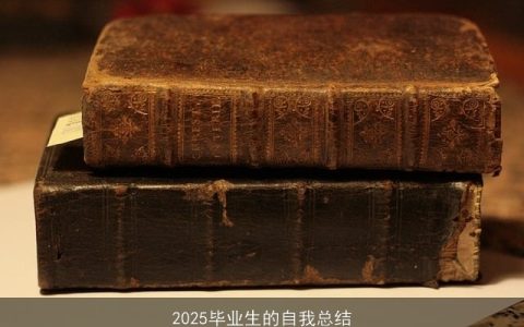 2025毕业生的自我总结