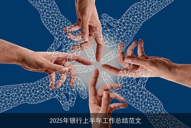 2025年银行上半年工作总结范文