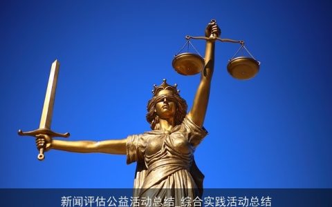 新闻评估公益活动总结_综合实践活动总结