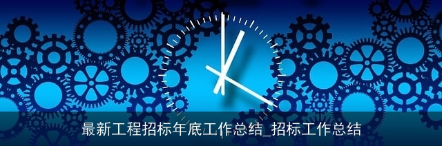 最新工程招标年底工作总结_招标工作总结