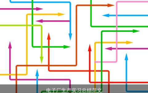 电子厂生产实习总结范文