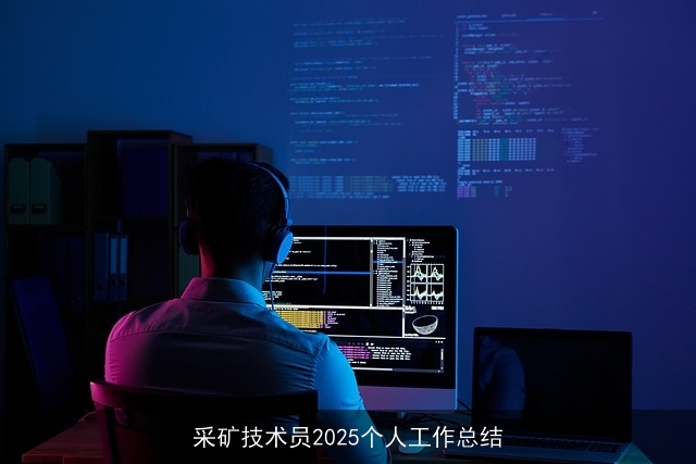 采矿技术员2025个人工作总结