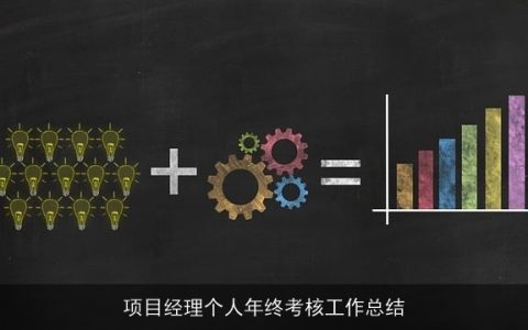 项目经理个人年终考核工作总结