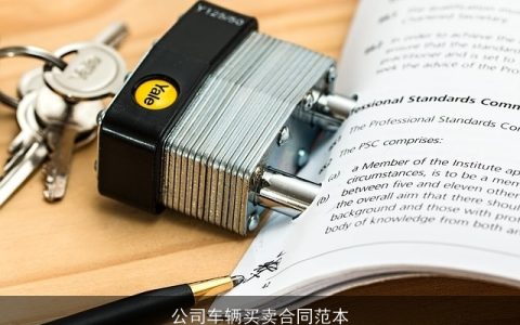 公司车辆买卖合同范本