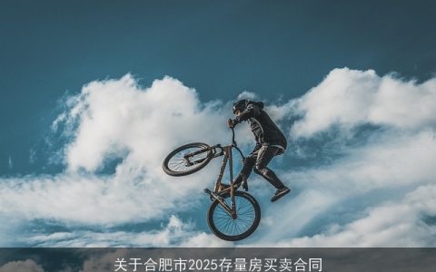 关于合肥市2025存量房买卖合同