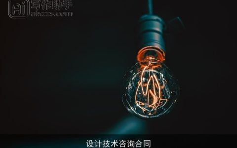 设计技术咨询合同