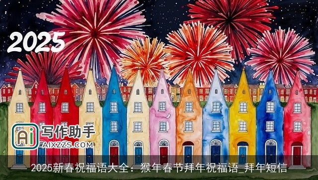 2025新春祝福语大全：猴年春节拜年祝福语_拜年短信