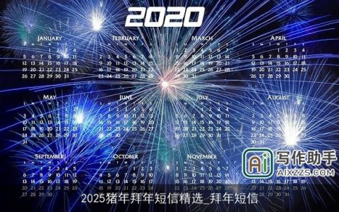 2025猪年拜年短信精选_拜年短信