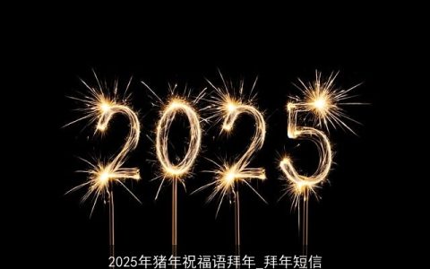 2025年猪年祝福语拜年_拜年短信