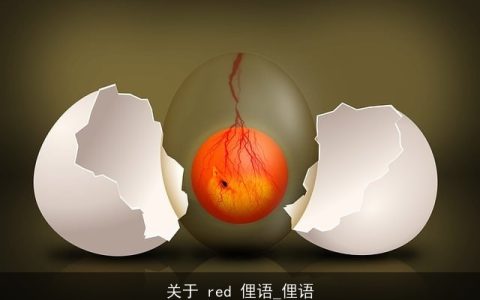 关于 red 俚语_俚语