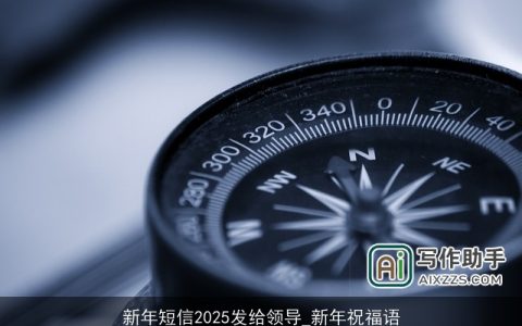 新年短信2025发给领导_新年祝福语