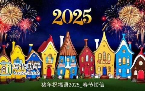 猪年祝福语2025_春节短信