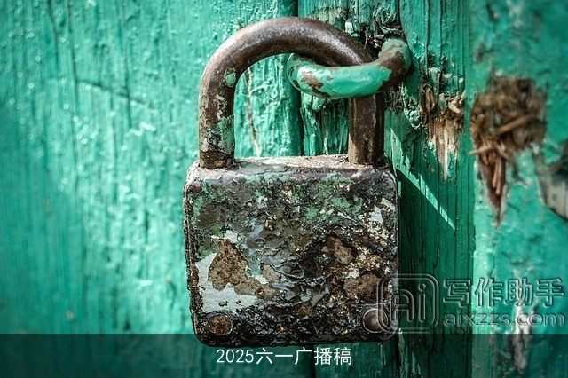 2025六一广播稿