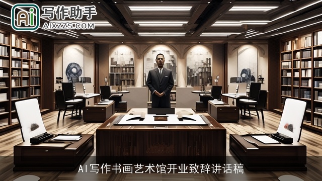 AI写作书画艺术馆开业致辞讲话稿