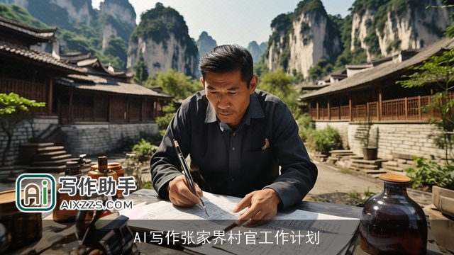AI写作张家界村官工作计划