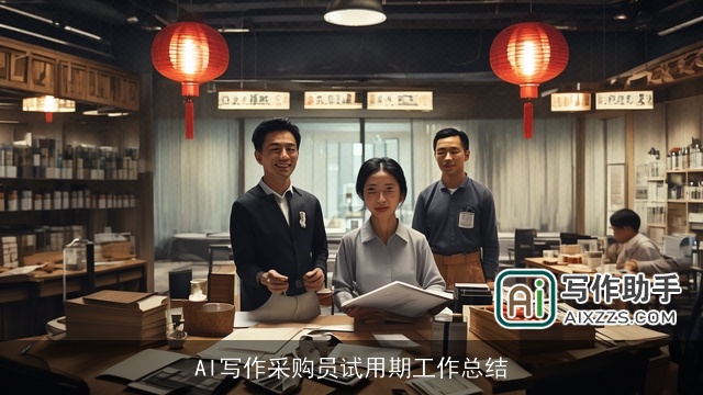 AI写作采购员试用期工作总结