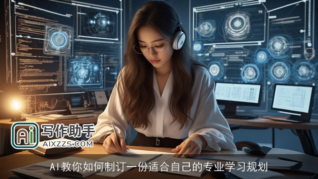 AI教你如何制订一份适合自己的专业学习规划