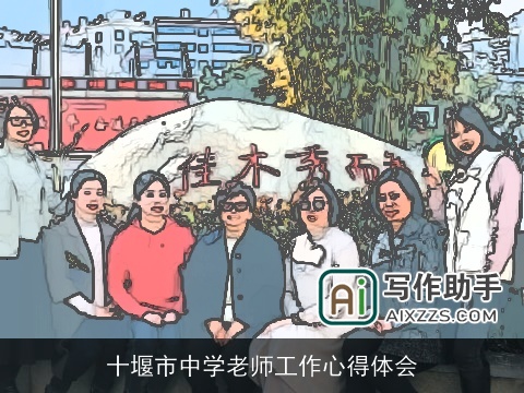 十堰市中学老师工作心得体会