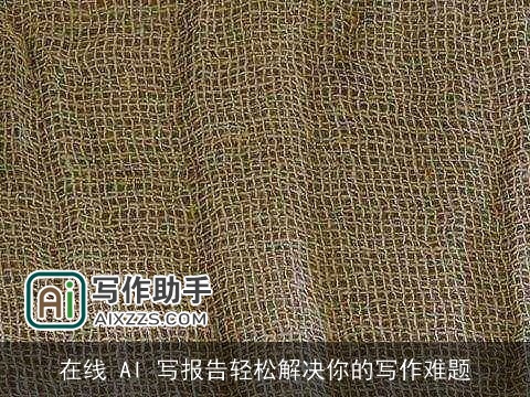 在线 AI 写报告轻松解决你的写作难题