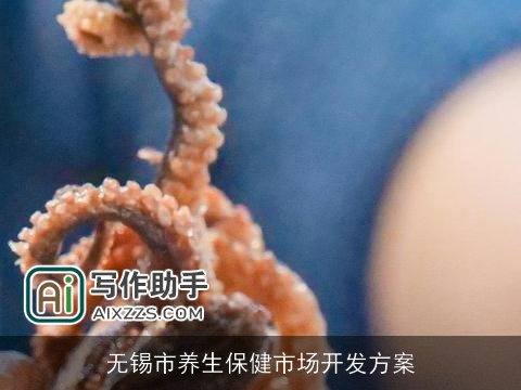 无锡市养生保健市场开发方案