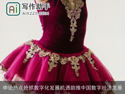 申论热点抢抓数字化发展机遇助推中国数字经济发展