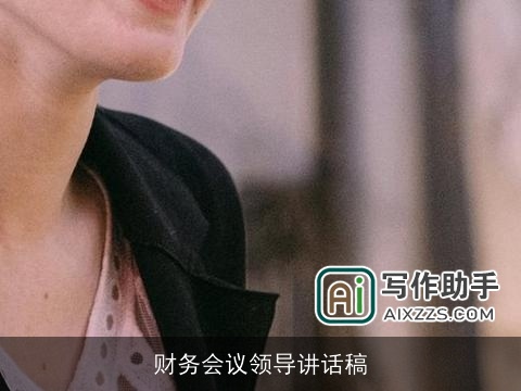财务会议领导讲话稿