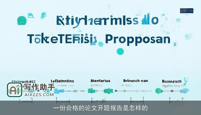 一份合格的论文开题报告是怎样的