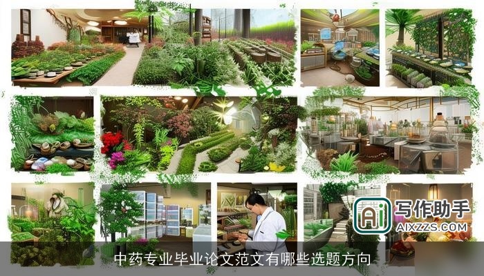 中药专业毕业论文范文有哪些选题方向