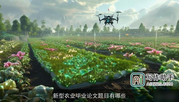 新型农业毕业论文题目有哪些