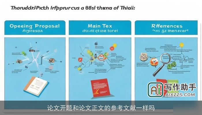 论文开题和论文正文的参考文献一样吗
