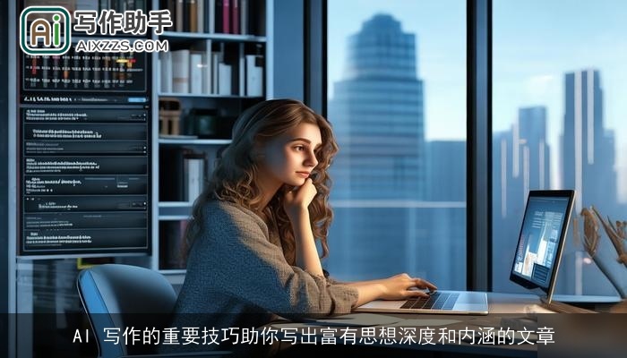 AI 写作的重要技巧助你写出富有思想深度和内涵的文章