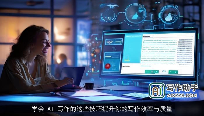 学会 AI 写作的这些技巧提升你的写作效率与质量