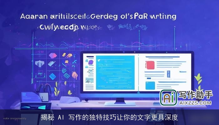 揭秘 AI 写作的独特技巧让你的文字更具深度