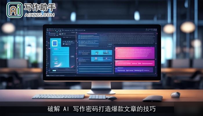 破解 AI 写作密码打造爆款文章的技巧