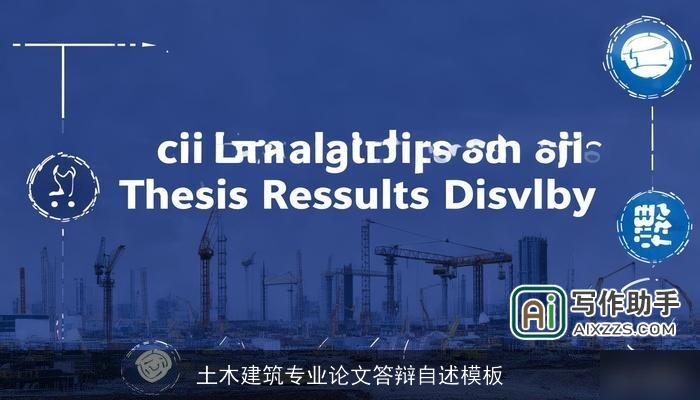土木建筑专业论文答辩自述模板