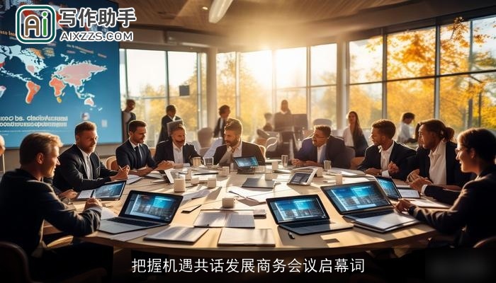 把握机遇共话发展商务会议启幕词