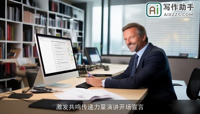 激发共鸣传递力量演讲开场宣言