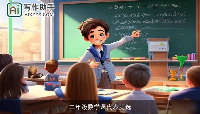 二年级数学课代表竞选