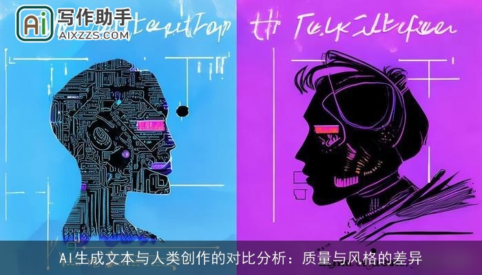 AI生成文本与人类创作的对比分析：质量与风格的差异