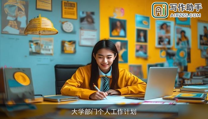 大学部门个人工作计划