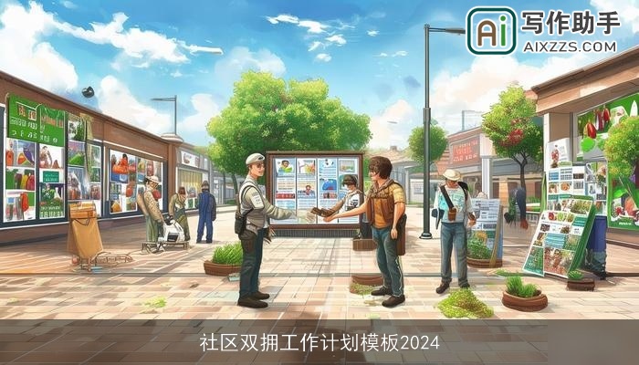 社区双拥工作计划模板2024