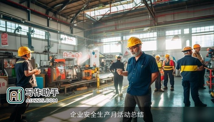 企业安全生产月活动总结